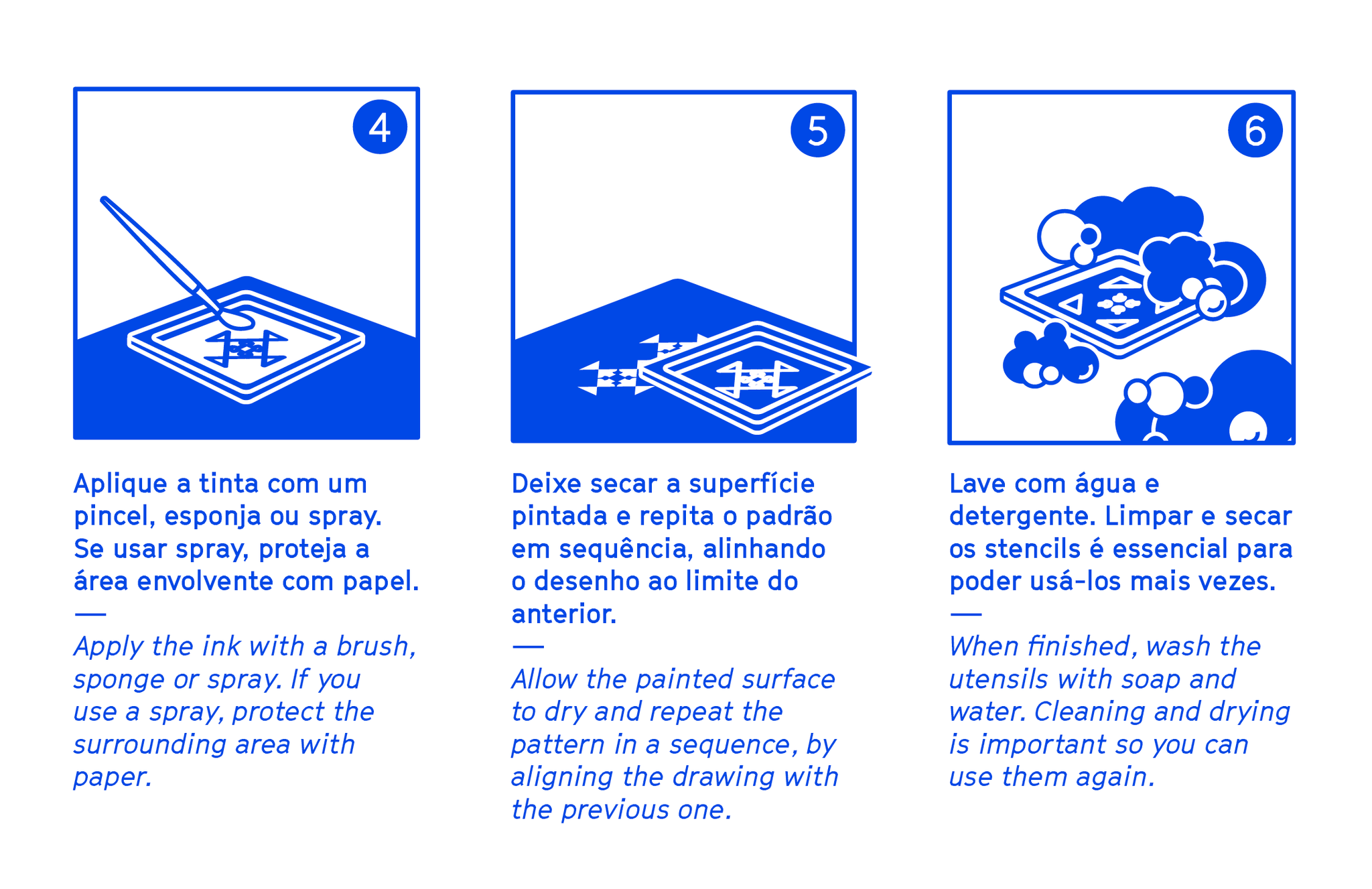 Como utilizar o Padrão do Conjunto Stencil - Azulejos de fachada de Lisboa ® URBAN EDITIONS