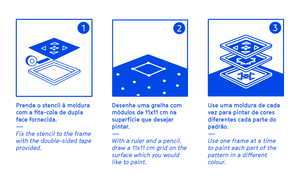 How to use the Stencil Set Pattern - Azulejos de fachada de Lisboa ® URBAN EDITIONS